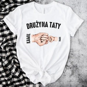 Drużyna Taty Koszulka Personalizowana