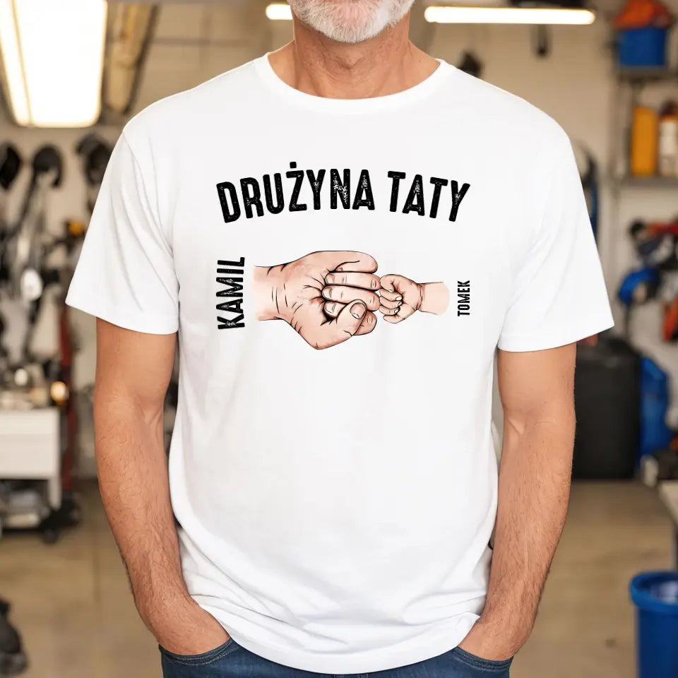 Drużyna Taty Koszulka Personalizowana